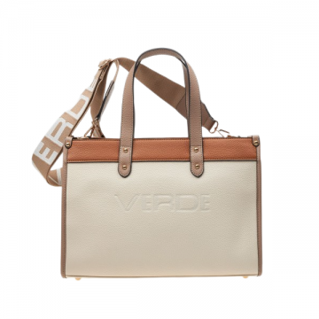 VERDE Tote Bag 16-0007740 Beige VERDE - 1