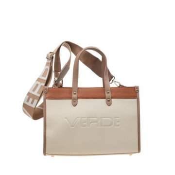 VERDE Tote Bag 16-0007739 Beige VERDE - 1